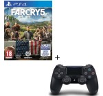 Cdiscount: Jeu PS4 Far Cry 5 + Manette DualShock 4 Noire V2 à 69,99€ 