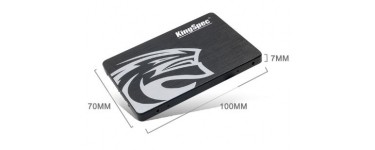 AliExpress: Disque Dur Interne - KINGSPEC HDD SATA3 SSD 720 GB, à 80,61€ au lieu de 124€