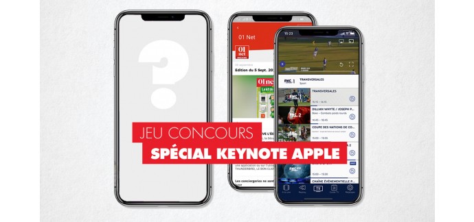 01net: Le nouvel iPhone XS et 20 abonnements RMC Sport ou SFR Presse à gagner