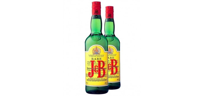Auchan: Lot de 2 bouteilles Whisky J&B Rare à 20,78€