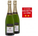 Auchan: Lot de 2 bouteilles de Champagne Brut Hélène de Choiseul Réserve à 24,95€