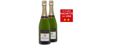Auchan: Lot de 2 bouteilles de Champagne Brut Hélène de Choiseul Réserve à 24,95€