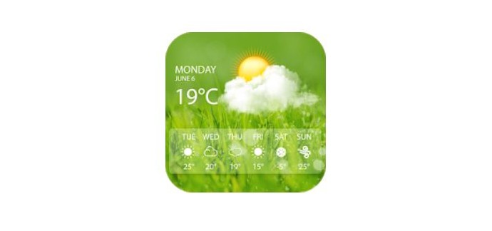 Google Play Store: Application Météo Android - Weather: unlimited & realtime weather forecast, Gratuit
