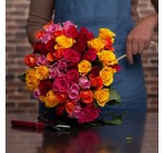 Aquarelle: Le bouquet Arlequin à 27 € au lieu de 36,50 €