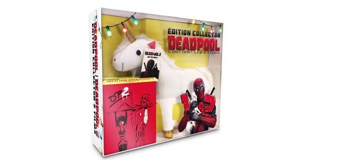 Fnac: [Précommande] Coffret Edition Collector Blu-ray Deadpool 2 Steelbook + Peluche Licorne à 44,99€