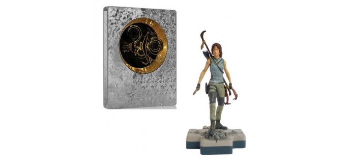 Micromania: Jeu PS4 Shadow of The Tomb Raider Edition Steelbook + Figurine Totaku Lara Croft à 77,48€