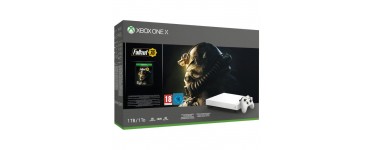 Micromania: Console Xbox One X 1 To Fallout 76 Edition limitée Robot White à 369,99€ 