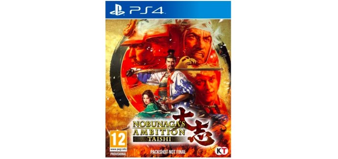 Culturellement Vôtre: Le jeu NOBUNAGA’S AMBITION TAISHI sur PS4 à gagner