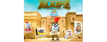 Kinder: Des places de ciné pour le film Alad'2, des Kinder Schoco-Bons, des écouteurs et des DVD à gagner