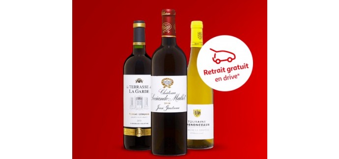 Auchan: Foire aux Vins : prix mini + retrait gratuit en drive dès 25€ d'achat
