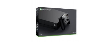 Amazon: Console Microsoft XBOX One  X 1 To Noir + jeux Gears of War 4 et State of Decay 2 à 339€