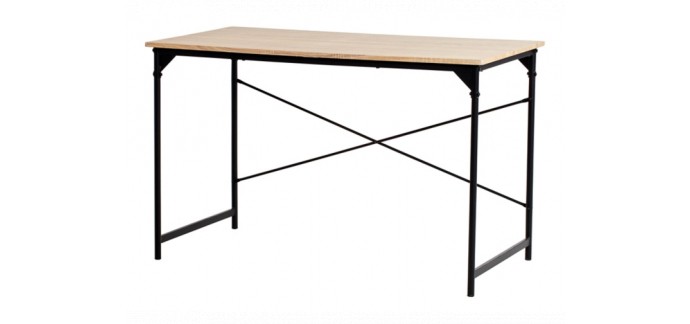 BUT: Bureau tube chêne à 35,99€ au lieu de 89,99€