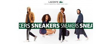 Plutosport: Un an de sneakers Lacoste à gagner 
