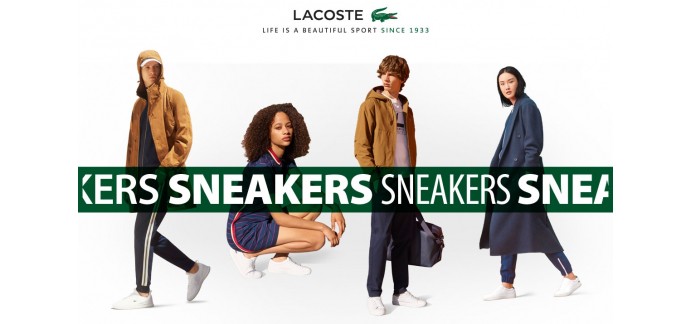 Plutosport: Un an de sneakers Lacoste à gagner 