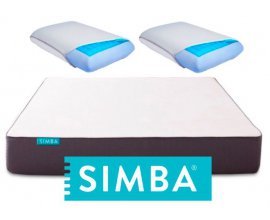 Simba Matelas: 2 oreillers à mémoire de forme avec gel rafraichissant pour l'achat d'un Matelas Hybrid
