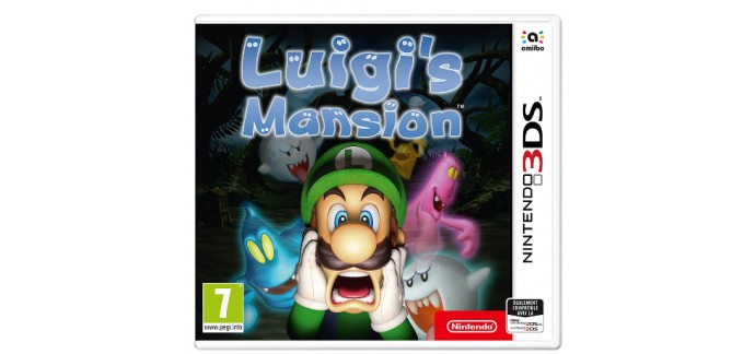 Auchan: [Précommande] Jeu NINTENDO 3DS - Luigi's Mansion, à 31,5€ au lieu de 39,99€