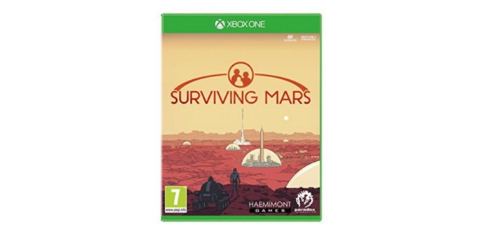Base.com: Jeu XBOX One - Surviving Mars, à 14,87€ au lieu de 57,24€