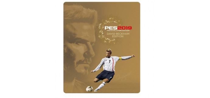 Amazon: Jeu PS4 - Pro Evolution Soccer 2019 (PES 2019) Edition David Beckham Pro, à 66,38€ au lieu de 79,99€