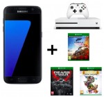 Cdiscount: Smartphone Samsung Galaxy S7 Noir + Xbox One S 1 To et 3 jeux à 399€ (dont 70€ via ODR)