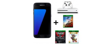 Cdiscount: Smartphone Samsung Galaxy S7 Noir + Xbox One S 1 To et 3 jeux à 399€ (dont 70€ via ODR)