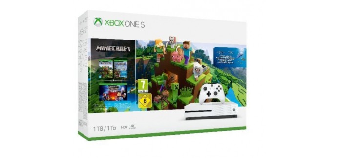La Redoute: Console XBOX One S 1 To Minecraft, à 249€ au lieu de 299€