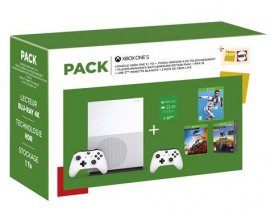 Fnac: Console Xbox One S 1 To + FIFA 19 + Forza Horizon 4 + PUBG + 2e manette + Xbox Live 3 mois à 299€