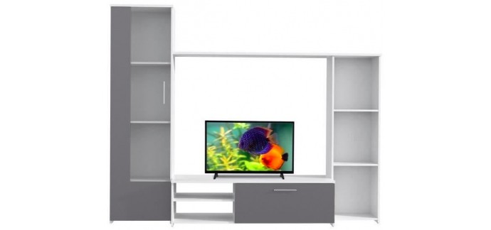 Cdiscount: Meuble TV FINLANDEK + TV Oceanic HD 32" L 80 cm à 199€