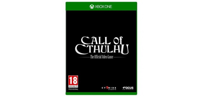 Rakuten: [Précommande] Jeu XBOX One - Call of Cthulhu The Official Video Game, à 49€ au lieu de 59,99€ 