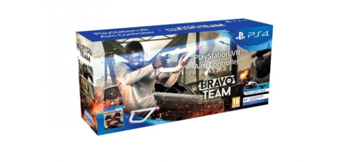 Amazon: Jeu PS4 - Bravo Team PlayStation VR + Aim Controller, 59,99€ au lieu de 89,99€