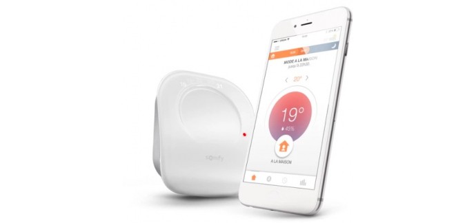 Leroy Merlin: Thermostat connecté intelligent sans fil SOMFY à 149€