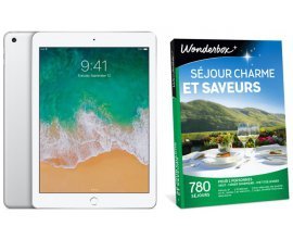 La Poste: 1 iPad Wifi 128Go Argent & 10 coffrets Wonderbox "Séjours charme et saveurs" à gagner
