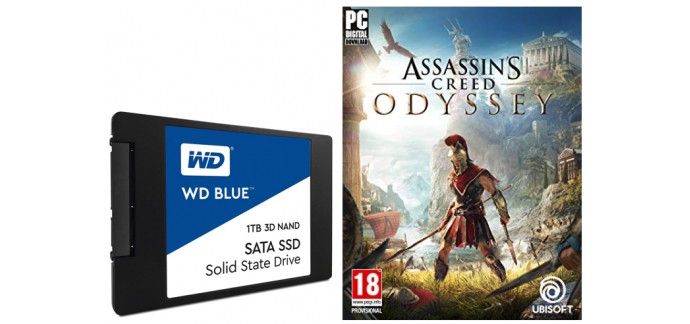 Amazon: 1 SSD Western Digital acheté = Assassin’s Creed Odyssey sur PC offert (version dématérialisée)
