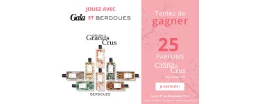 Gala: 25 parfums de la collection Grands Crus Berdoues à gagner
