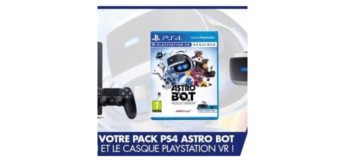 Virgin Radio: Votre pack PS4, Playstation VR avec le jeu Astro Bot Rescue Mission à gagner