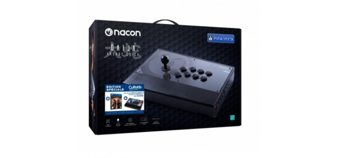 Cultura: Arcade stick Nacon DAIJA + SoulCalibur VI + Façade exclusive Cultura, à 239,99€ au lieu de 259,99€