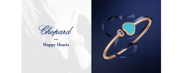 Chopard: Un bracelet Happy Hearts en or et en turquoise à gagner