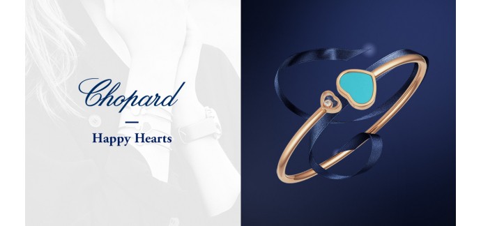 Chopard: Un bracelet Happy Hearts en or et en turquoise à gagner