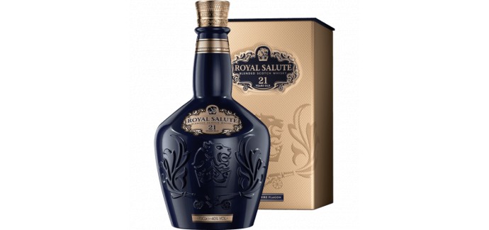Auchan: Whisky Chivas Regal Royal Salute 21 ans avec étui 40% à 126,65€