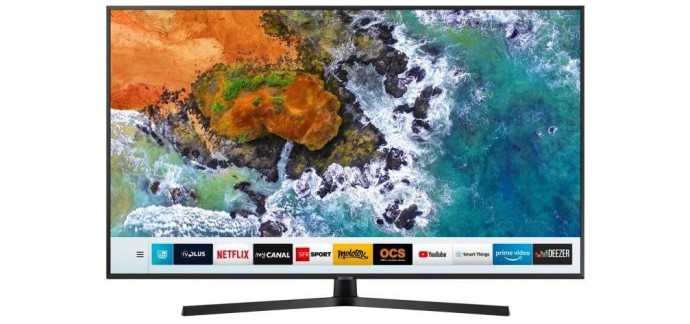 Cdiscount: TV LED 4K UHD 140 cm Samsung UE55NU7405 à 499,99€ (dont 200€ via ODR) au lieu de 1007€