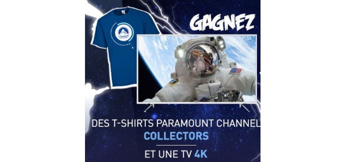 Paramount Channel: 1 TV 4K Thomsom, des T-Shirts Paramount Channel à gagner
