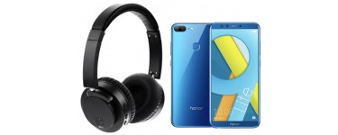 Fnac: Smartphone Honor 9 Lite Double Sim 64Go + Casque Bluetooth X60 Noir avec suppression du bruit à 229€