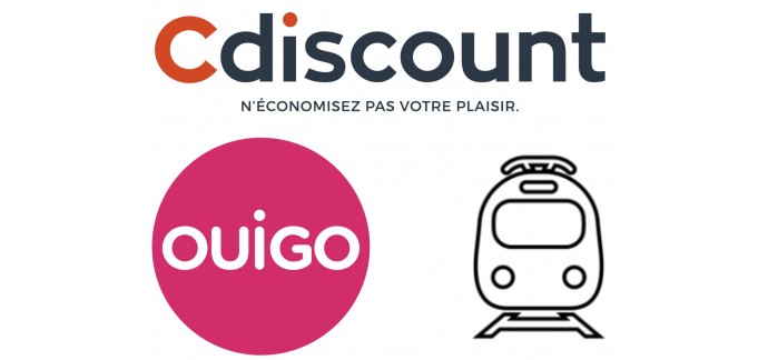 Cdiscount: 40€ offerts sur Cdiscount pour l'achat d'un billet de train OUIGO