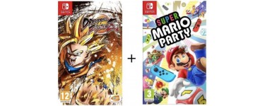 Cdiscount: Jeux Dragon Ball FighterZ + Super Mario Party sur Nintendo Switch à 69,99€
