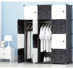 Amazon: Dressing / armoire modulable avec penderie et portes (12-Cube) à 52,99€