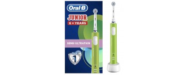 Amazon: Brosse à dents électrique enfant à partir de 6 ans Oral-B Junior 6+ Verte à 13,55€
