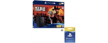 Cdiscount: Pack PS4 Pro 1To Noire + Red Dead Redemption 2 + Abonnement Playstation Plus 3 Mois à 439,99€