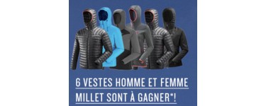 Millet: 6 doudounes ou polaires Millet pour femme et homme à gagner