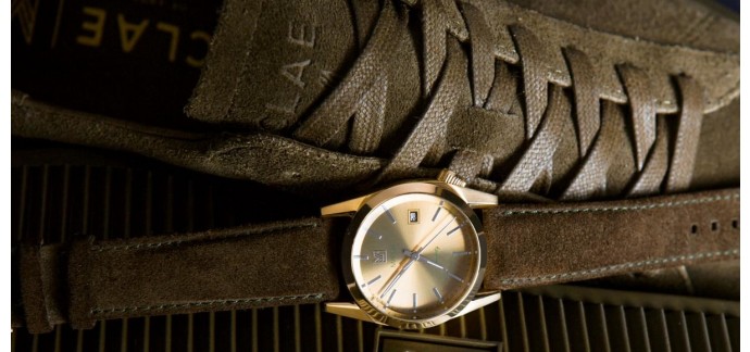 GQ Magazine: Des montres et des Sneakers Clae x March'Lab à gagner 