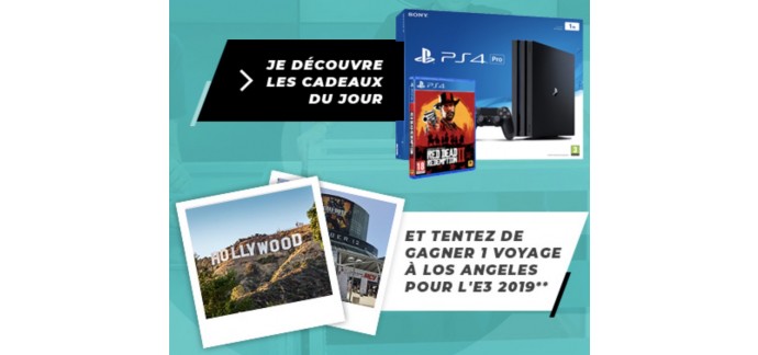 GAME ONE: 1 voyage à Los Angeles pour l'E3 2019, des consoles et de nombreux jeux-vidéo à gagner