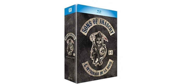 Amazon: BluRay - Sons of Anarchy: L'intégrale des saisons 1-7, à 44,99€ au lieu de 90,3€